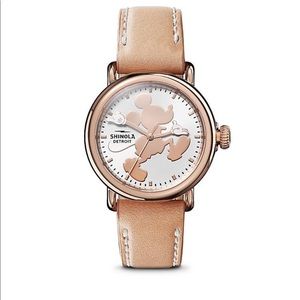 Shinola Disney Mickey Mouse Rose Gold Watch